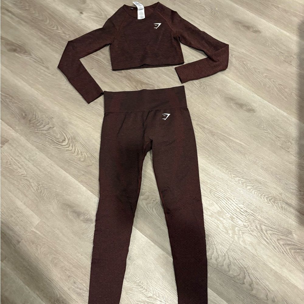 Gymshark Textured Leggings and top set